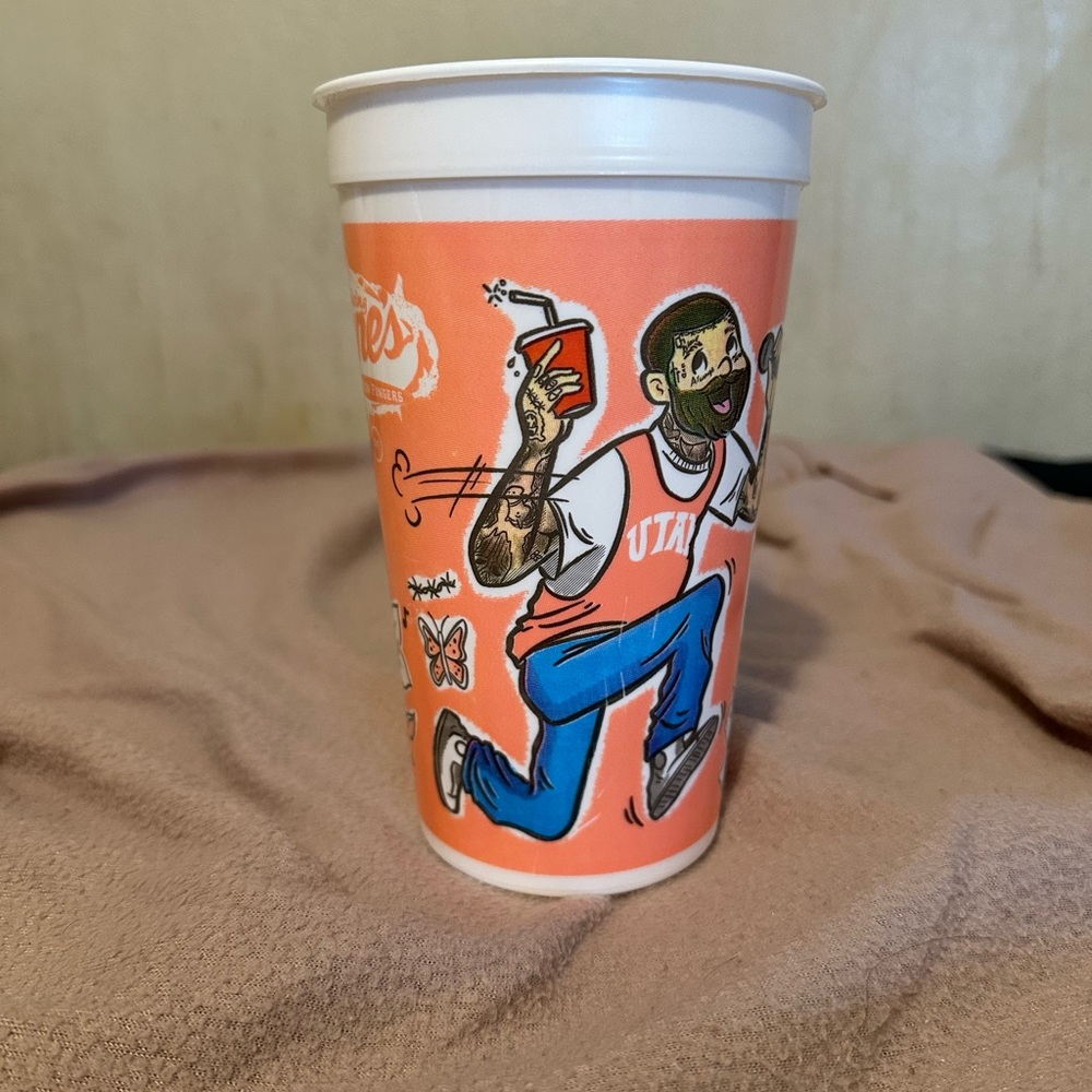 Limited edition Post Malone Colorful Graphic Tumbler.